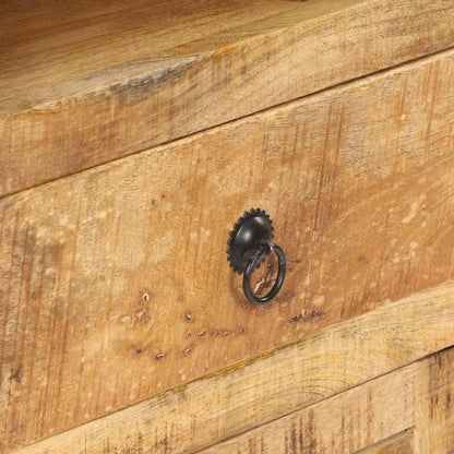 vidaXL Highboard 45x32x110 cm Rough Mango Wood 5