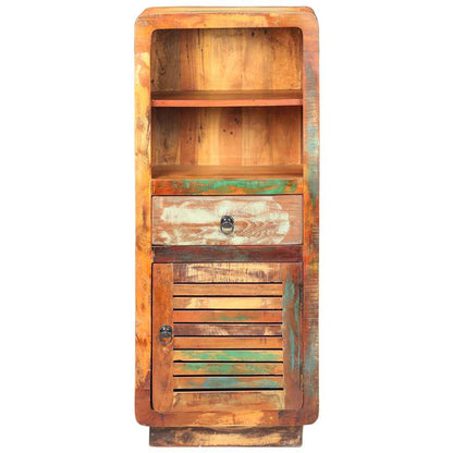 vidaXL Highboard 45x32x110 cm Solid Reclaimed Wood 3