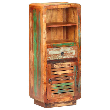 vidaXL Highboard 45x32x110 cm Solid Reclaimed Wood 4