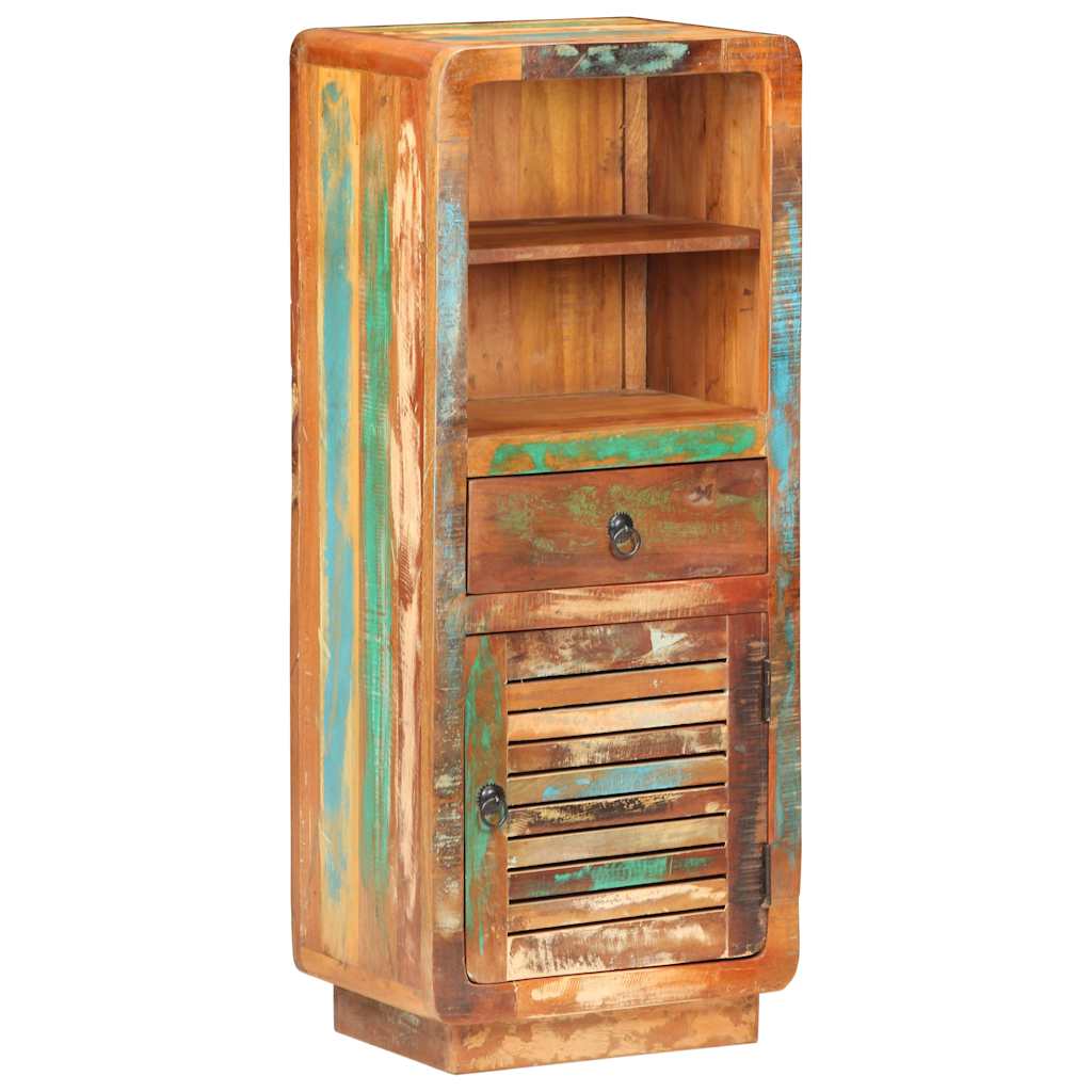 vidaXL Highboard 45x32x110 cm Solid Reclaimed Wood 5