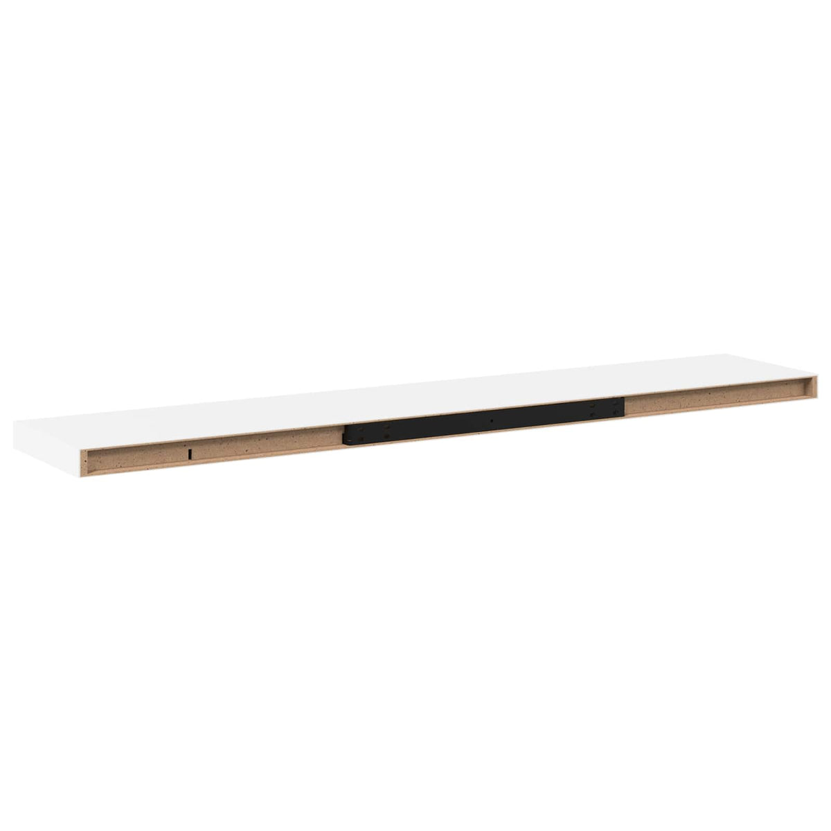 Floating Wall Shelves 120x23.5x3.8 cm MDF 2 pcs White