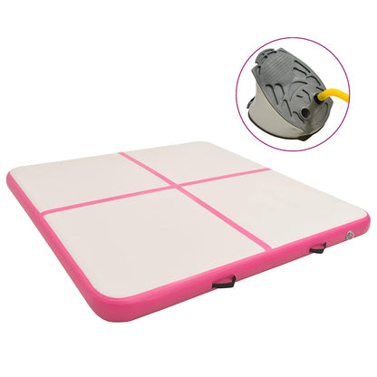 vidaXL Inflatable Gymnastics Mat with Pump PVC Depth 200 cm