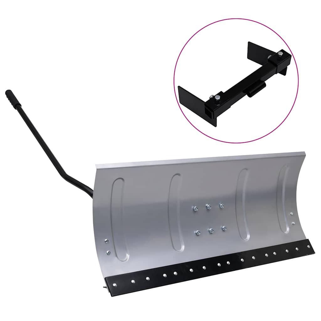 vidaXL Snow Shield for Lawnmower with Adapter 100 cm 1