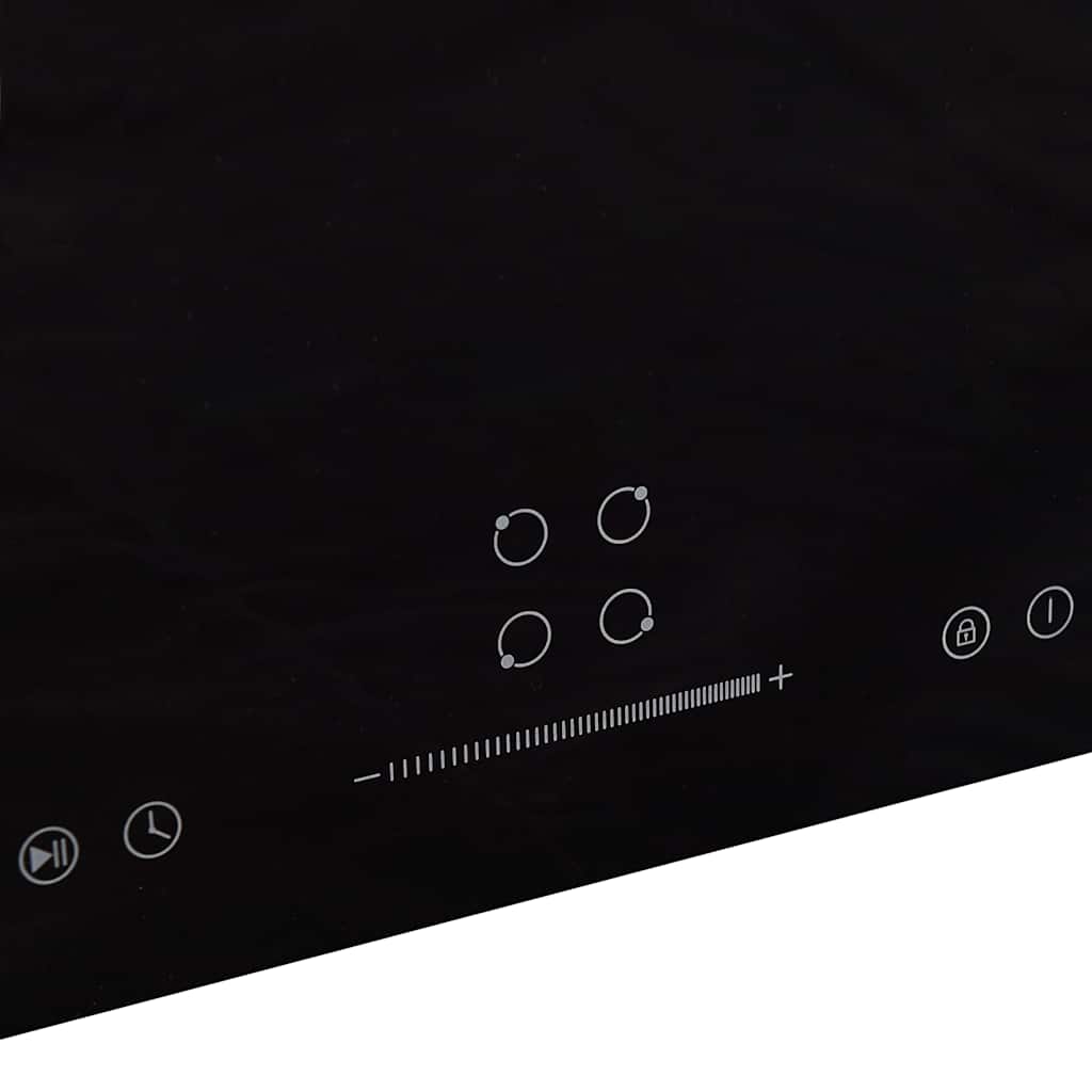 vidaXL Induction Hob with 4 Burners Touch Control Glass 77 cm 7000 W 2