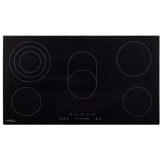 vidaXL Ceramic Hob with 5 Burners Touch Control 77 cm 8500 W 1