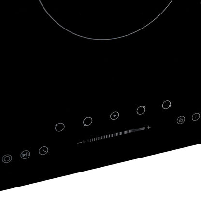 vidaXL Ceramic Hob with 5 Burners Touch Control 77 cm 8500 W 3