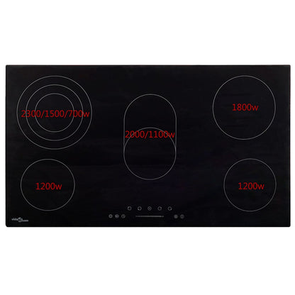 Ceramic Hob with 4 Burners Touch Control 77 cm