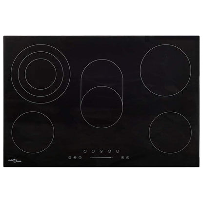 vidaXL Ceramic Hob with 5 Burners Touch Control 90 cm 8500 W 1
