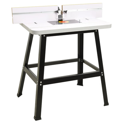 vidaXL Router Table Steel and MDF 81x61x88 cm 1