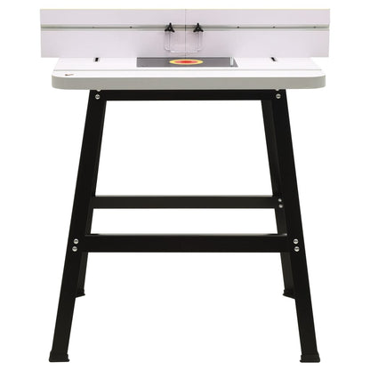 vidaXL Router Table Steel and MDF 81x61x88 cm 2
