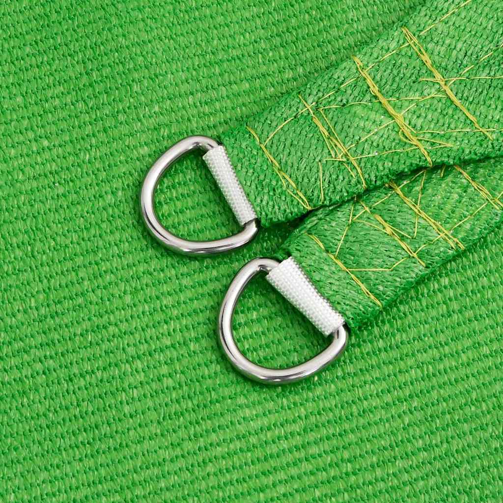 Sunshade Sail 160 g/m² 5x7x7 m HDPE Light green