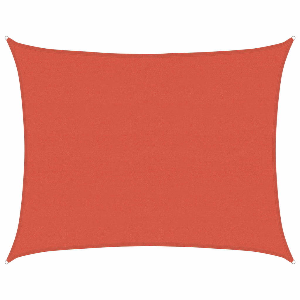 Sunshade Sail 160 g/m² 6x7 m HDPE Terracotta