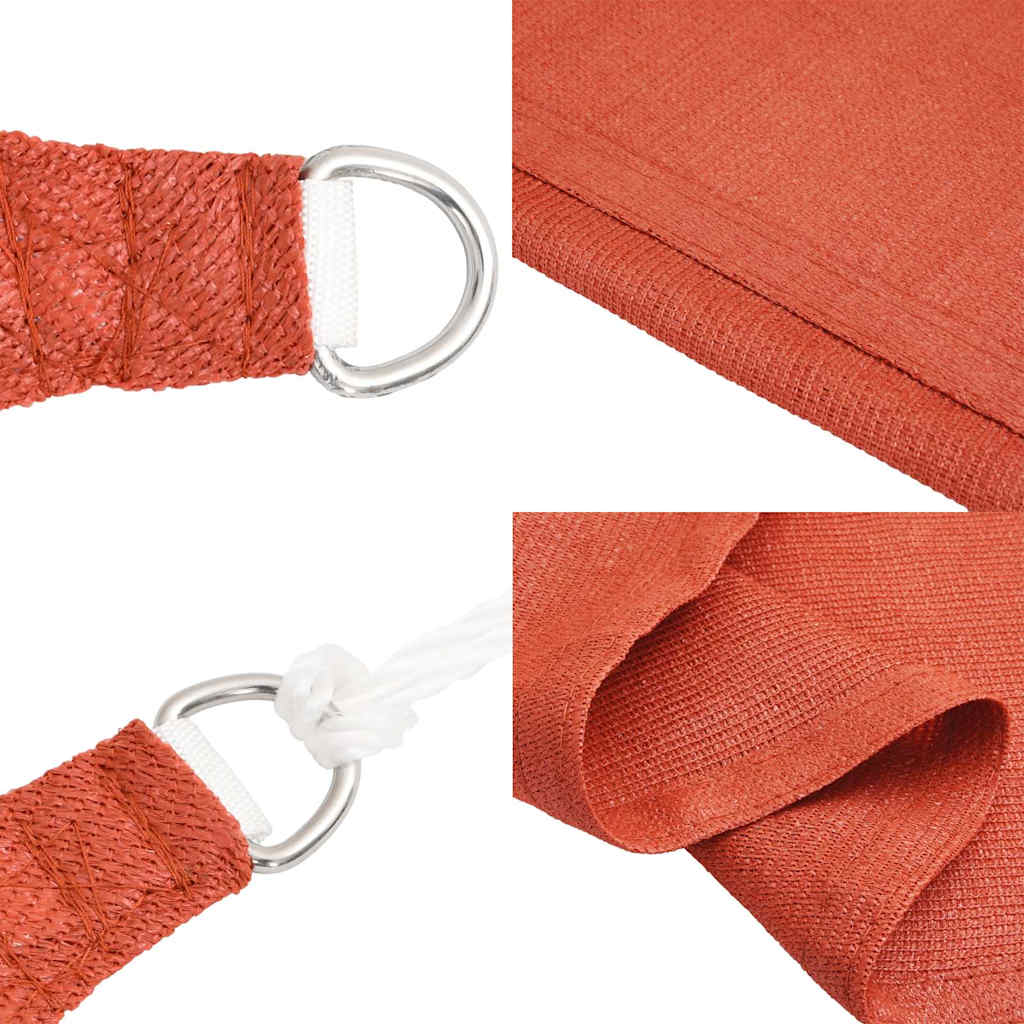 Sunshade Sail 160 g/m² 6x7 m HDPE Terracotta