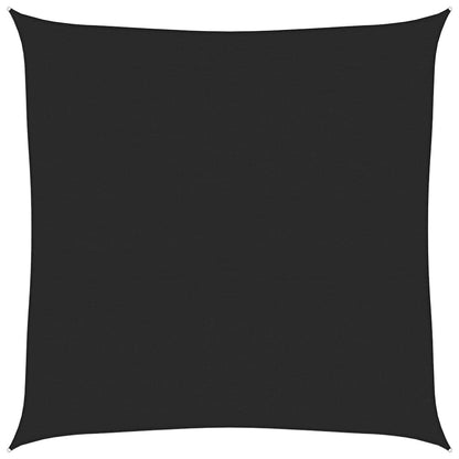 Sunshade Sail 160 g/m² 6x6 m HDPE Black