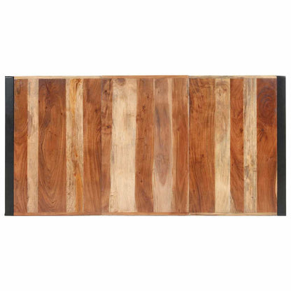 vidaXL Dining Table 160x80x75 cm Solid Wood 3