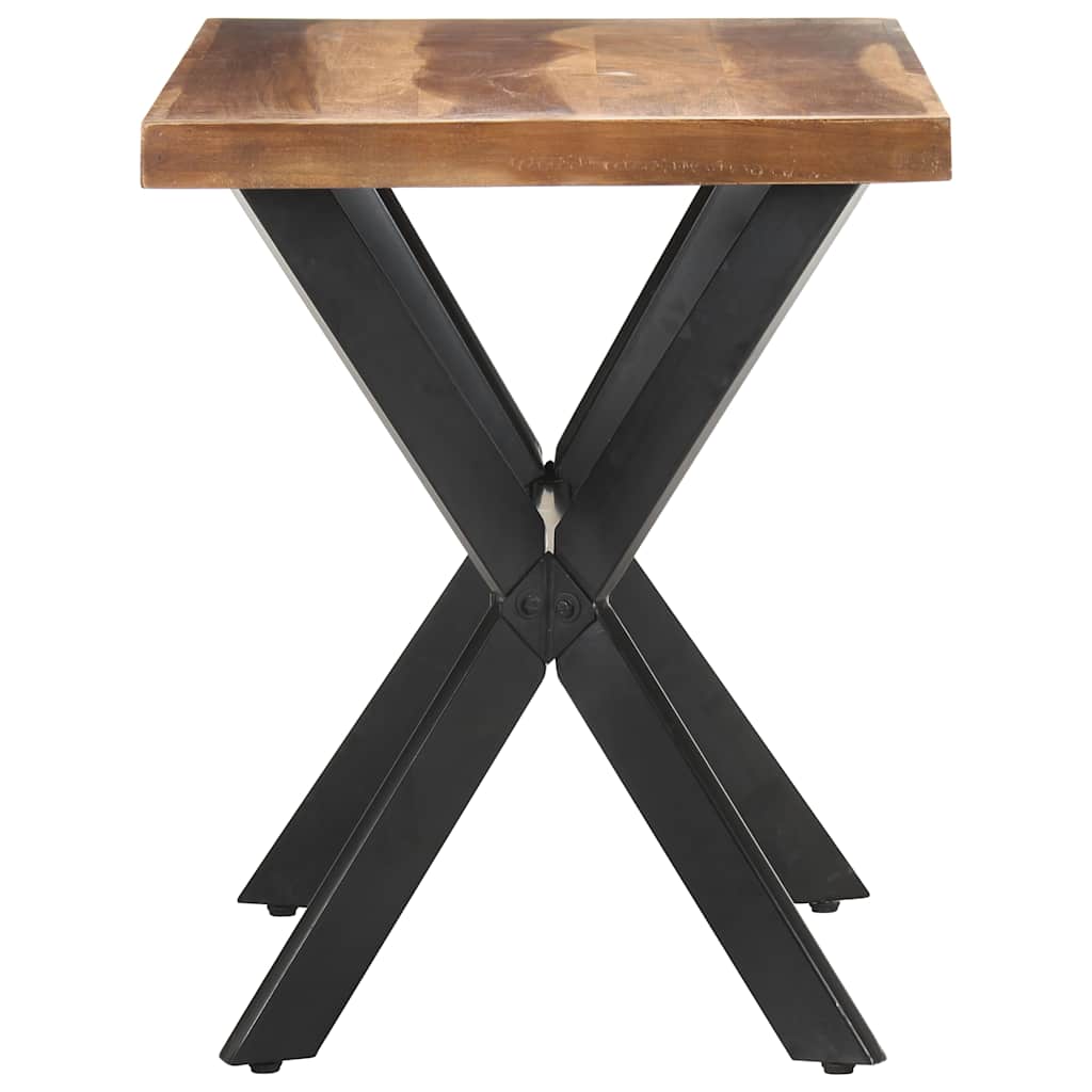 321545 vidaXL Dining Table 120x60x75 cm Solid Wood with Honey Finish 3