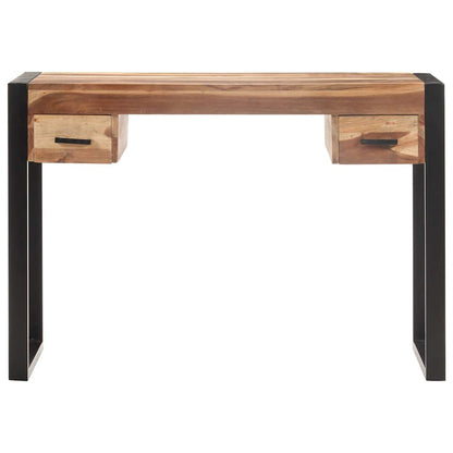 vidaXL Desk 110x50x76 cm Solid Wood 3