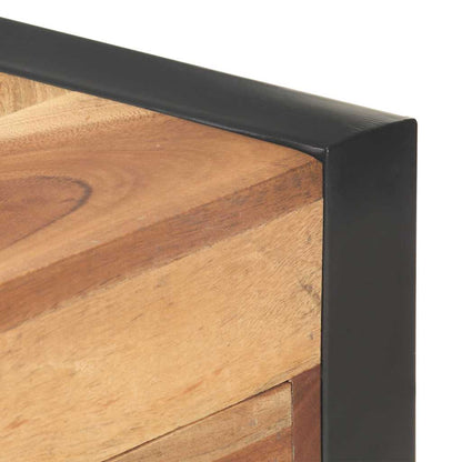 vidaXL Desk 110x50x76 cm Solid Wood 4