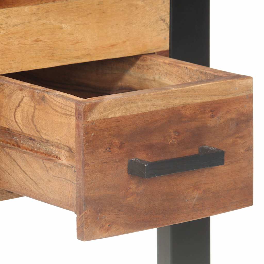 vidaXL Desk 110x50x76 cm Solid Wood 5
