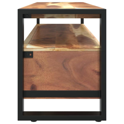 vidaXL Tv Cabinet | Honey Finish | Solid Acacia Wood | Medium | TV Cabinet 5