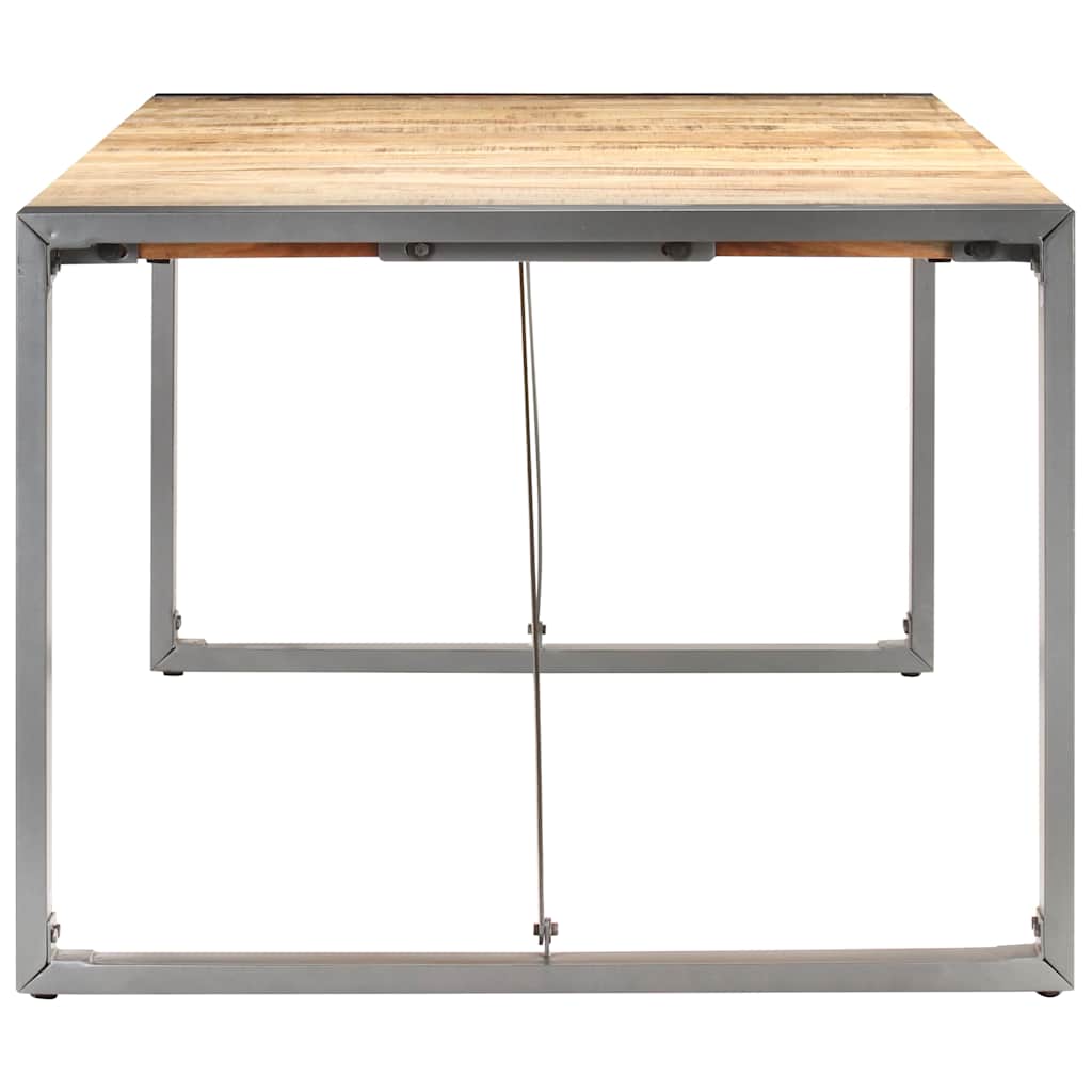 321564 vidaXL Dining Table 180x90x75 cm Solid Rough Mango Wood 3
