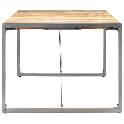 321564 vidaXL Dining Table 180x90x75 cm Solid Rough Mango Wood 3