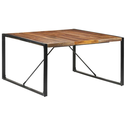 vidaXL Dining Table 140x140x75 cm Solid Wood 4
