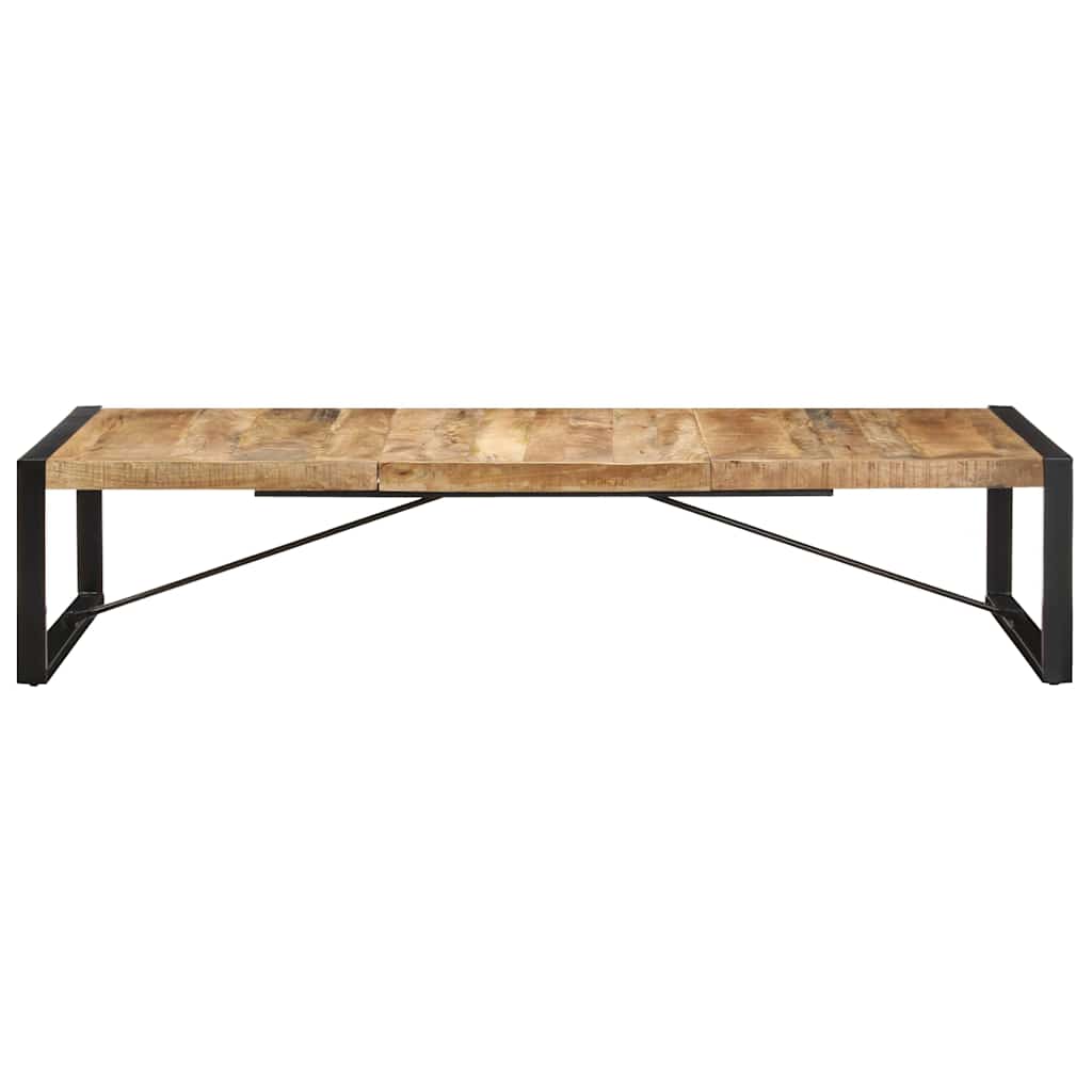 321588 vidaXL Coffee Table 180x90x40 cm Rough Mango Wood 2