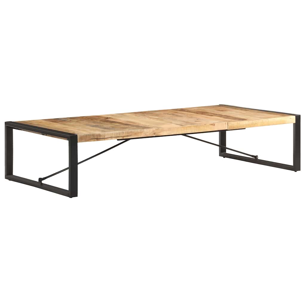 321588 vidaXL Coffee Table 180x90x40 cm Rough Mango Wood 6
