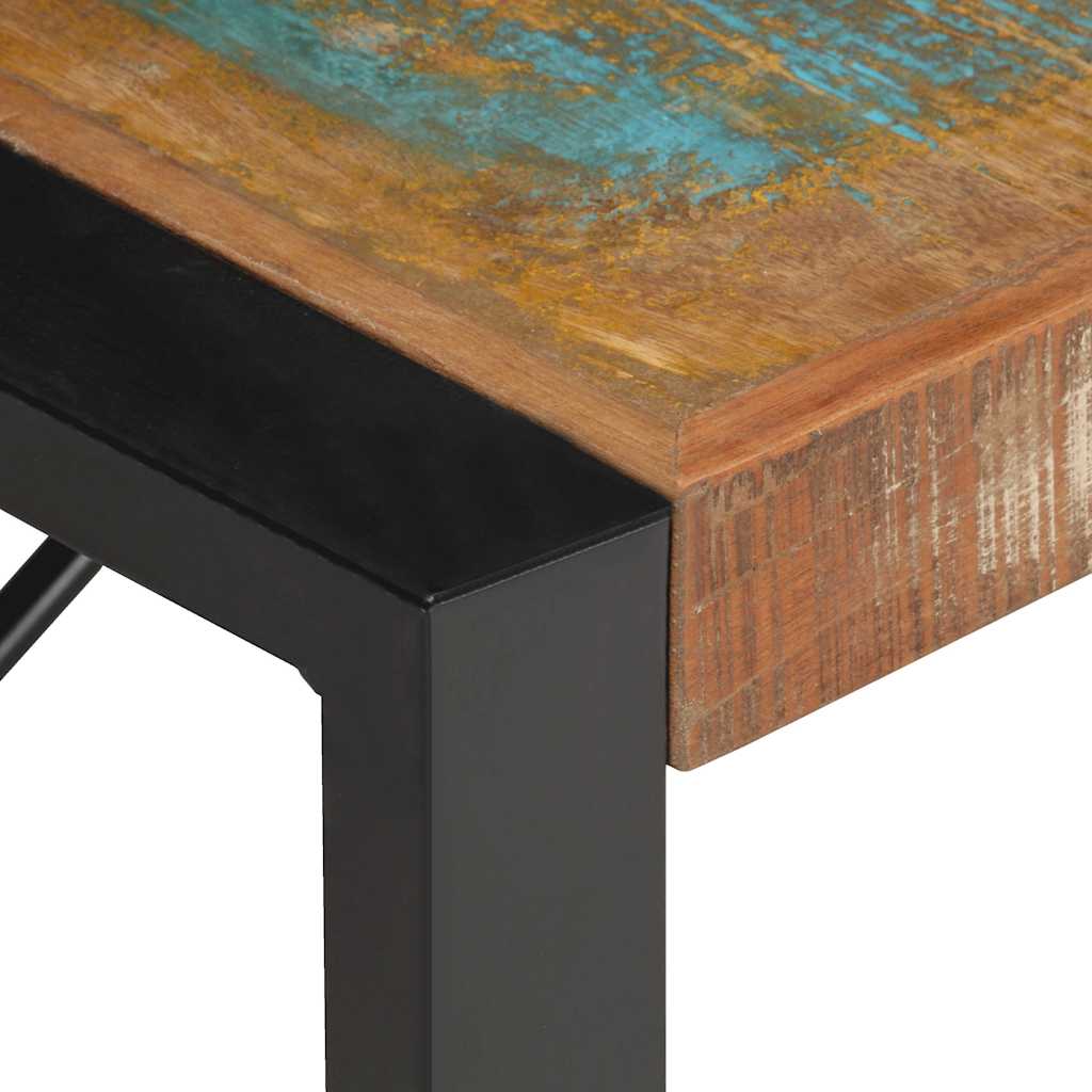 vidaXL Coffee Table 180x90x40 cm Solid Reclaimed Wood 4