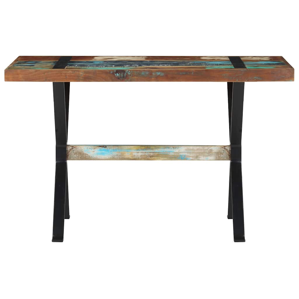321605 vidaXL Dining Table 120x60x76 cm Solid Reclaimed Wood 2
