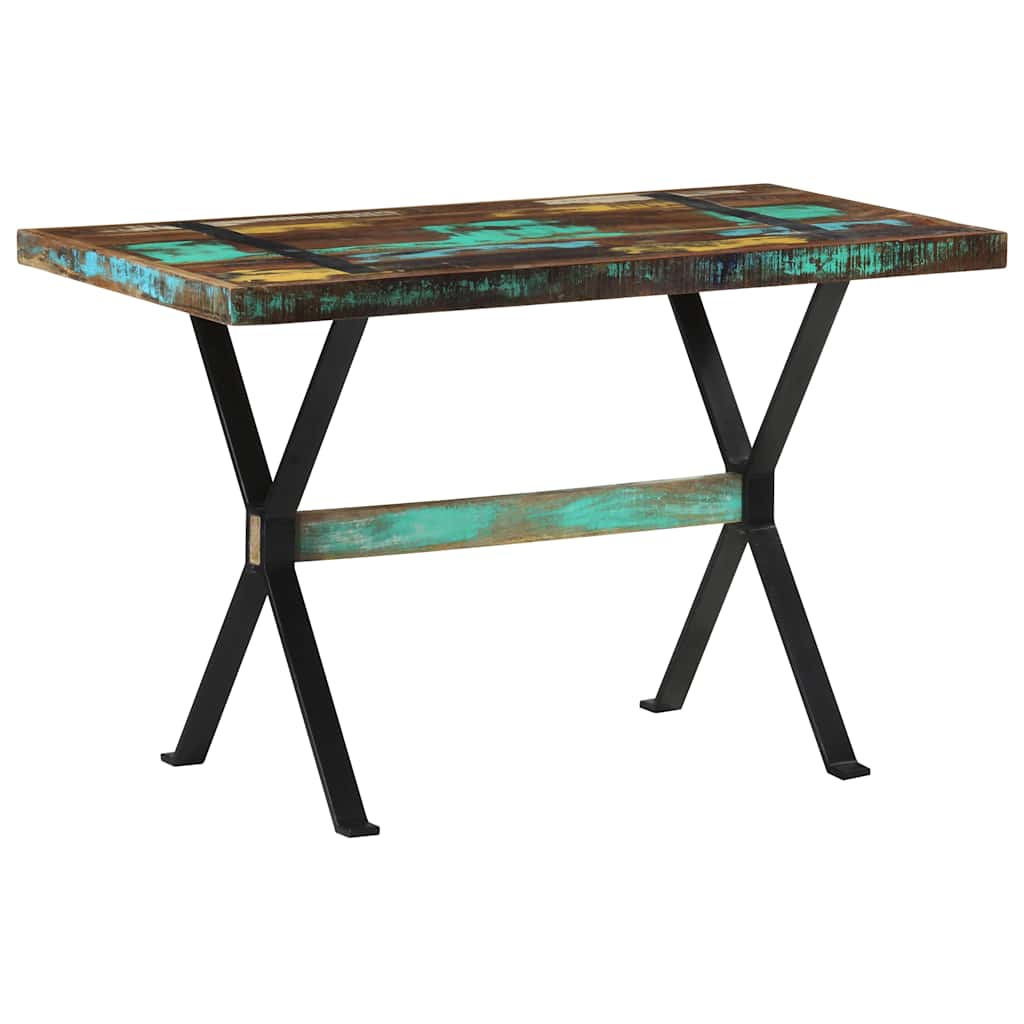 321605 vidaXL Dining Table 120x60x76 cm Solid Reclaimed Wood 5