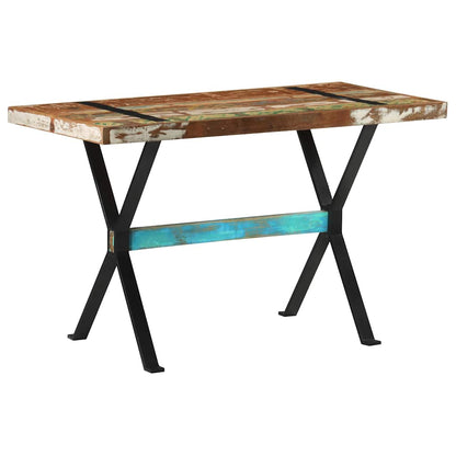 321605 vidaXL Dining Table 120x60x76 cm Solid Reclaimed Wood 6