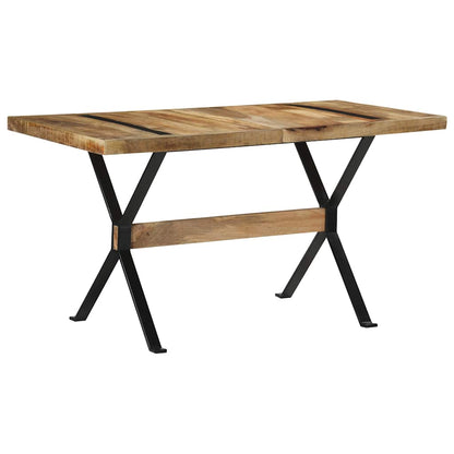 Dining Table Rough mango wood 140 cm 70 cm