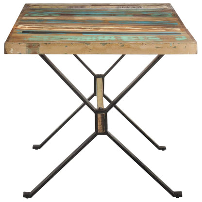 321609 vidaXL Dining Table 160x80x76 cm Solid Reclaimed Wood 3