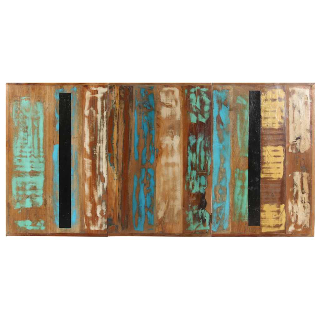 321609 vidaXL Dining Table 160x80x76 cm Solid Reclaimed Wood 4