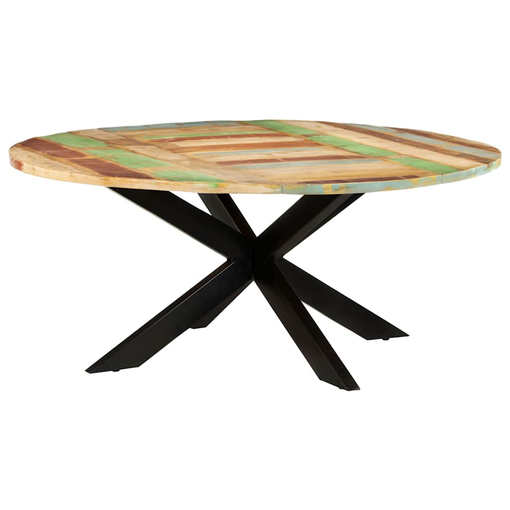 Dining Table Ø 175 x 75 cm Solid reclaimed wood