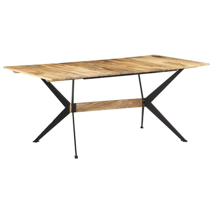 321687 vidaXL Dining Table 180x90x76 cm Solid Mango Wood 1