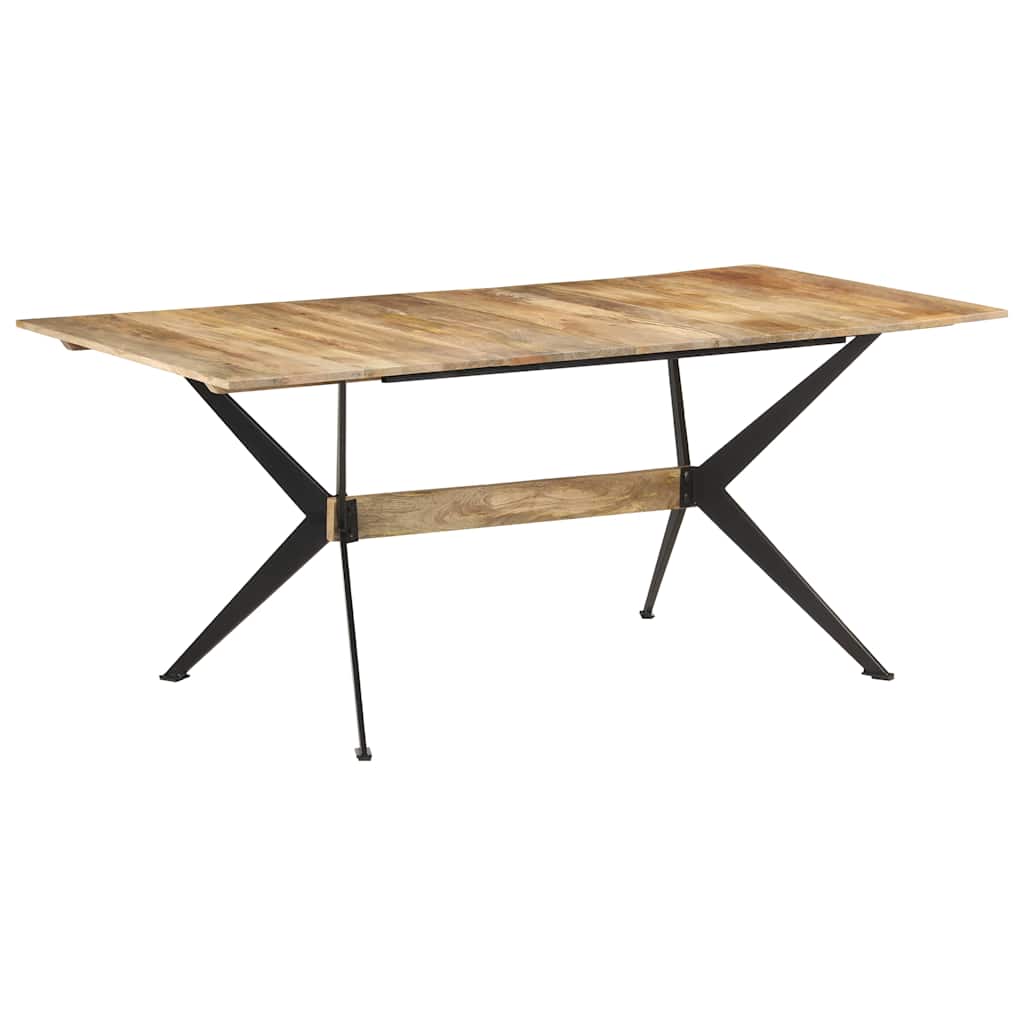 321687 vidaXL Dining Table 180x90x76 cm Solid Mango Wood 6