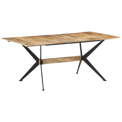 321687 vidaXL Dining Table 180x90x76 cm Solid Mango Wood 6