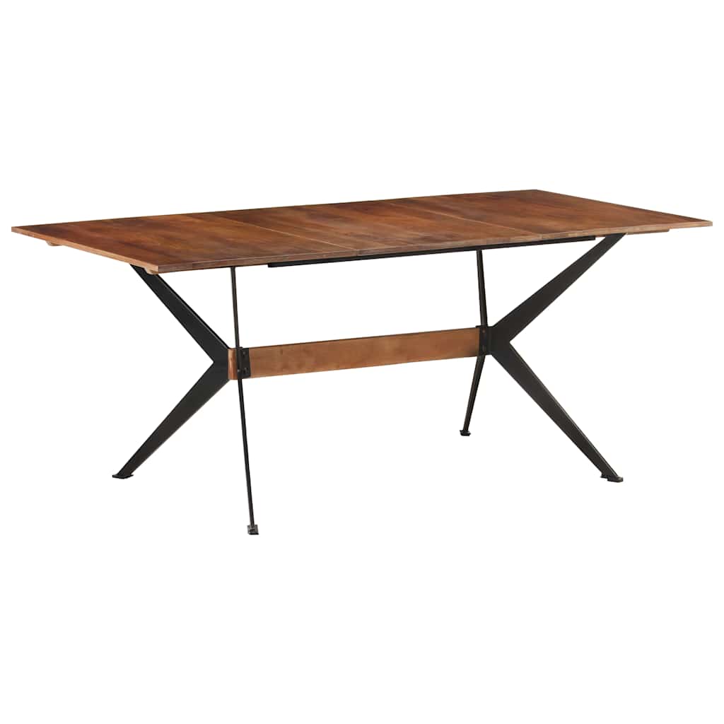 vidaXL Dining Table 180x90x76 cm Solid Mango Wood 1