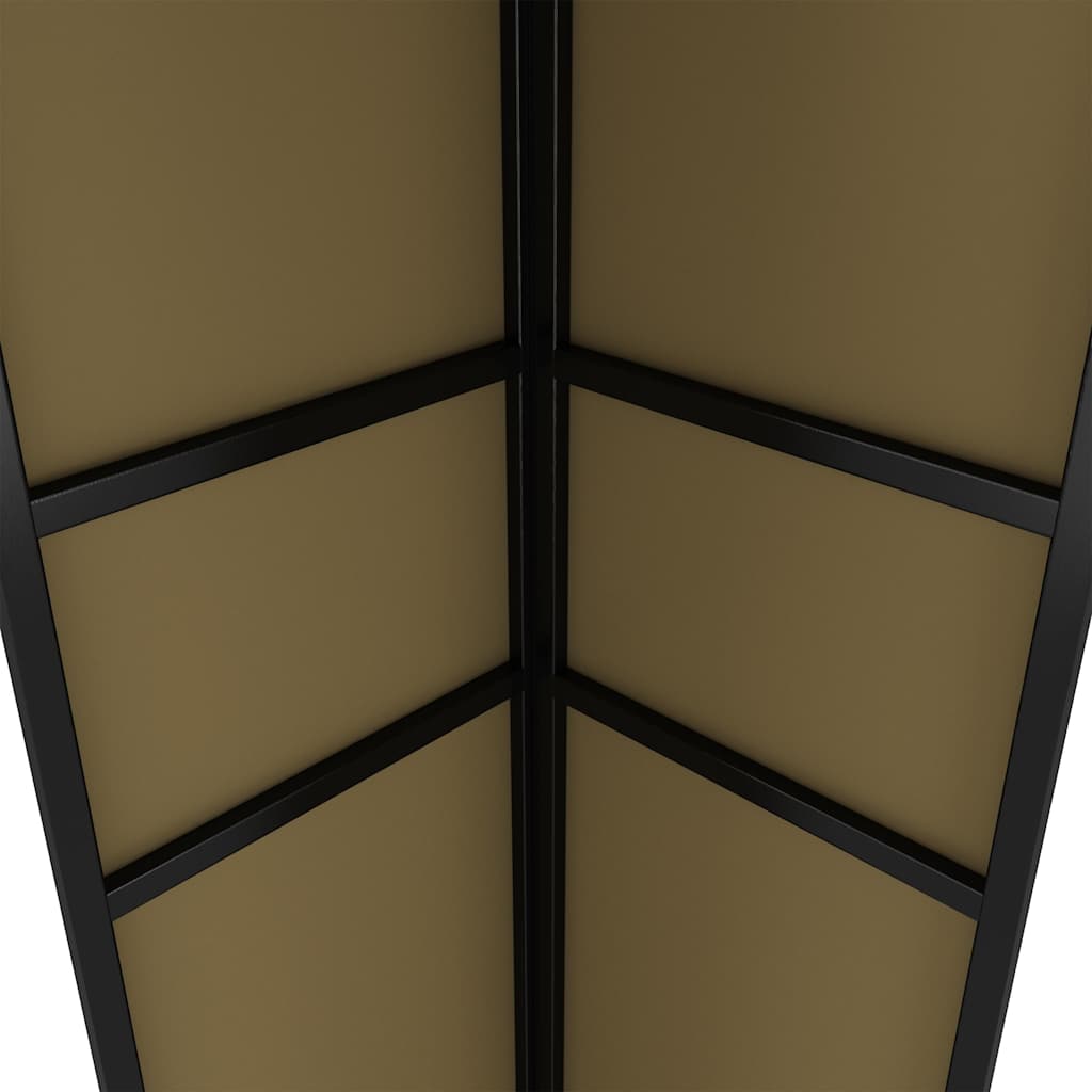 vidaXL Gazebo with Double Roof 3x6 m Taupe 180 g/m² 5