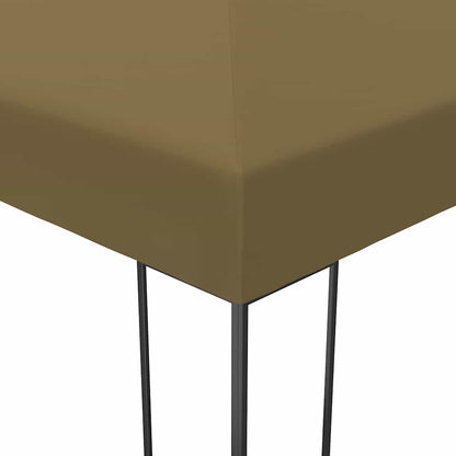 vidaXL Gazebo 3x4 m Taupe 180 g/m² 4