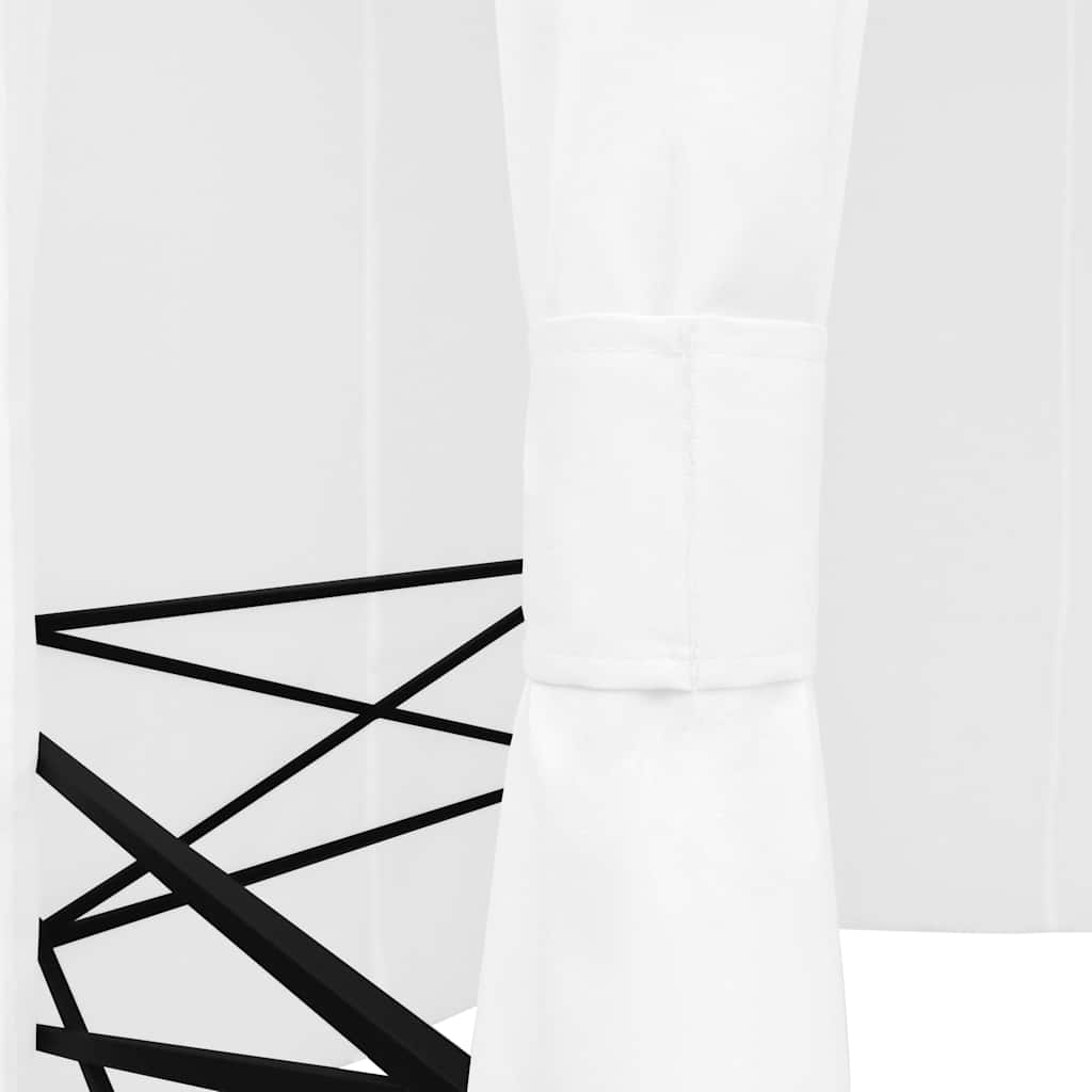 vidaXL Garden Marquee with Curtains 360x312x265 cm White 180 g/m² 5