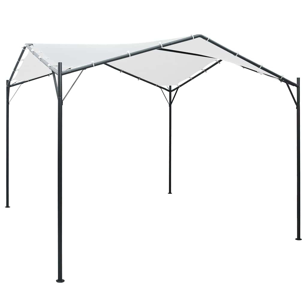 vidaXL Gazebo | White | Oxford fabric, Steel | 3x3x2.6 m | Collapsible | Gazebo 1