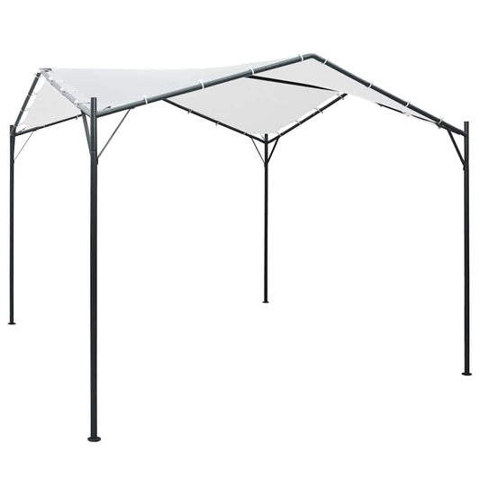 vidaXL Gazebo | White | Oxford fabric, Steel | 3x3x2.6 m | Collapsible | Gazebo 1