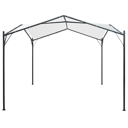 vidaXL Gazebo | White | Oxford fabric, Steel | 3x3x2.6 m | Collapsible | Gazebo 2