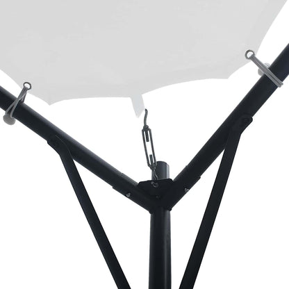 vidaXL Gazebo | White | Oxford fabric, Steel | 3x3x2.6 m | Collapsible | Gazebo 3