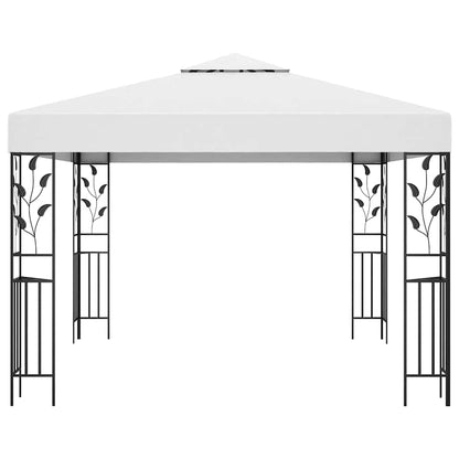 vidaXL Gazebo | White | Steel, Polyester | 3x3 m | Durable | Gazebo 2