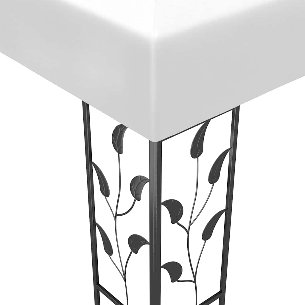 vidaXL Gazebo | White | Steel, Polyester | 3x3 m | Durable | Gazebo 3